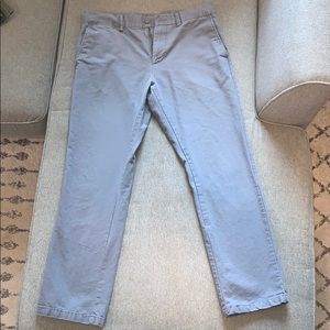 Men’s 33x30 Slim Fit Chinos Khakis Grey Old Navy